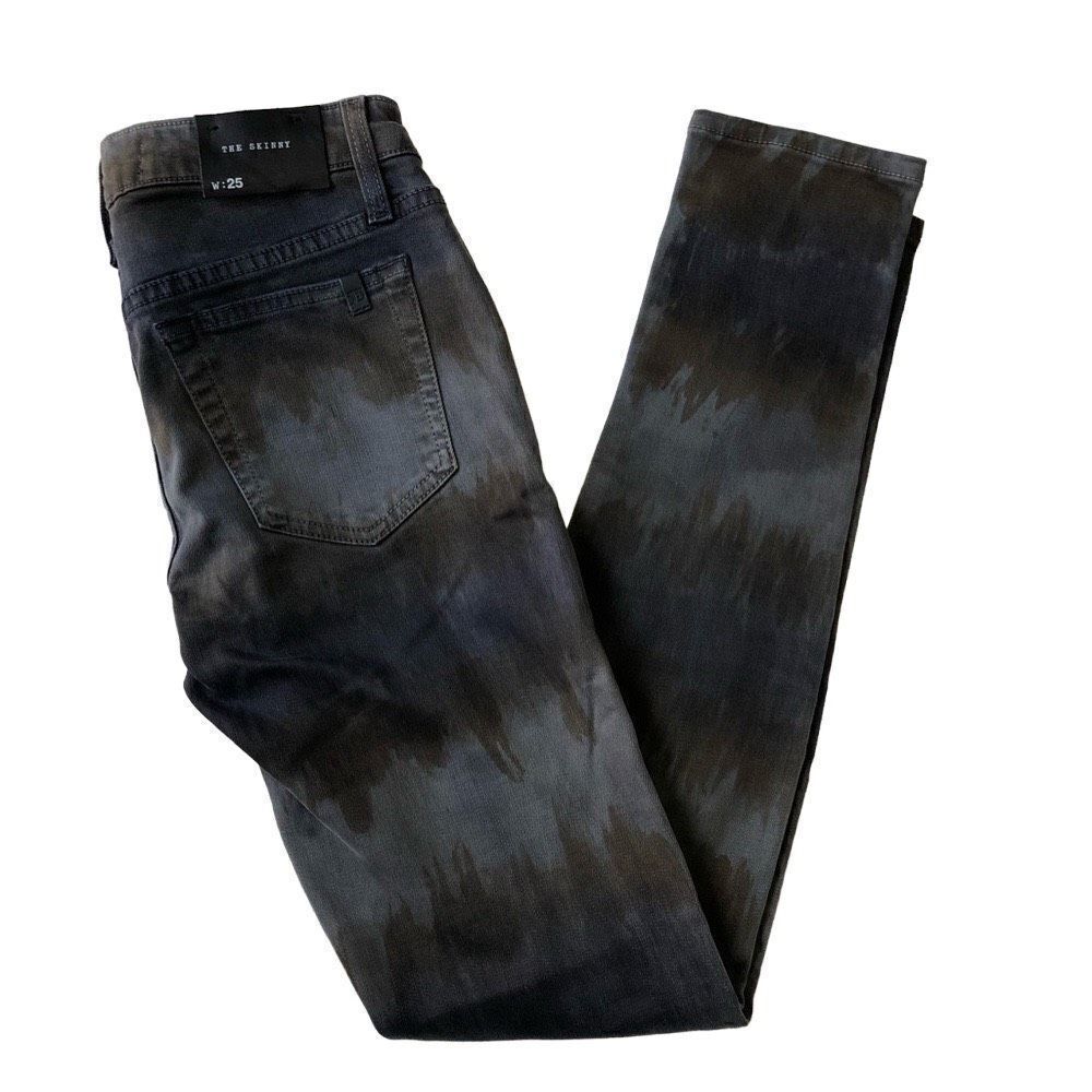 Joe’s Jeans Gray Tie-dye Skinny Denim Jeans - Women’s 25‎